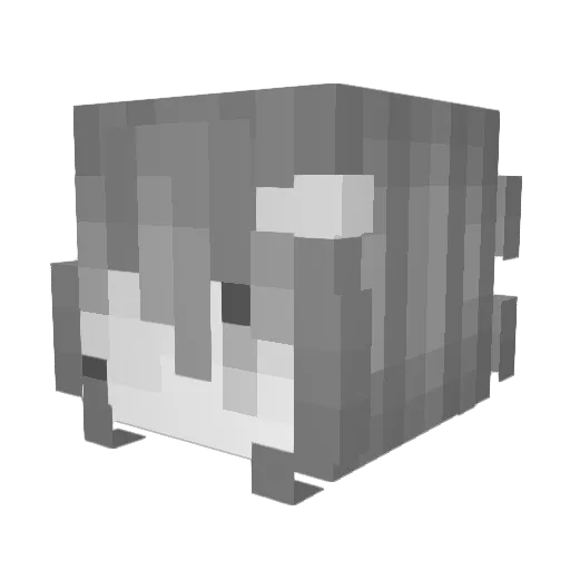 muniko720 Minecraft avatar head, 3D render