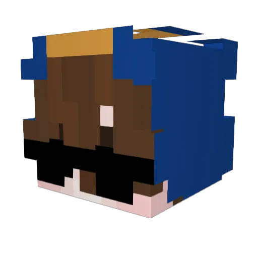 munjunghyuk09 Minecraft avatar head, 3D render