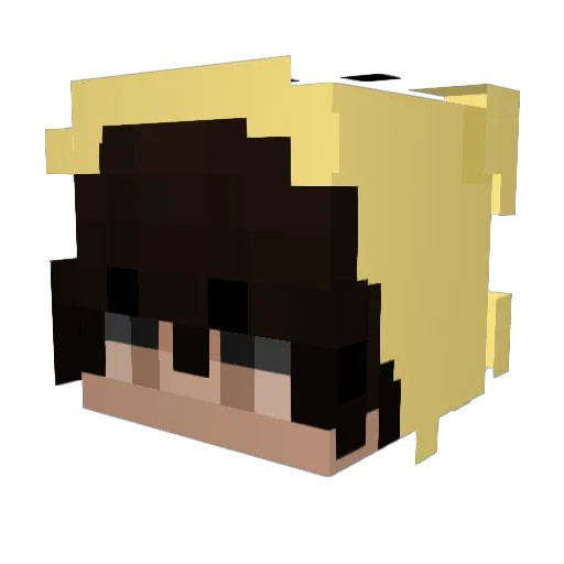 munkballs1 Minecraft avatar head, 3D render