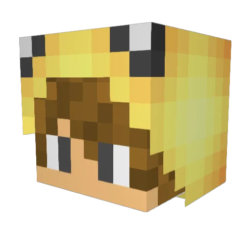munker_ds Minecraft avatar head, 3D render