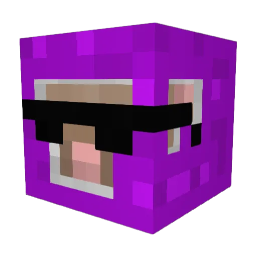munkibrain Minecraft avatar head, 3D render