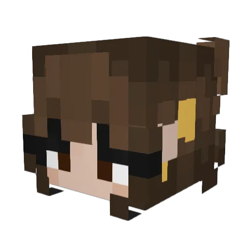 munny404 Minecraft avatar head, 3D render