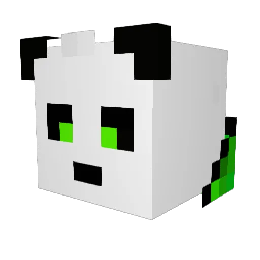 munrodunk Minecraft avatar head, 3D render