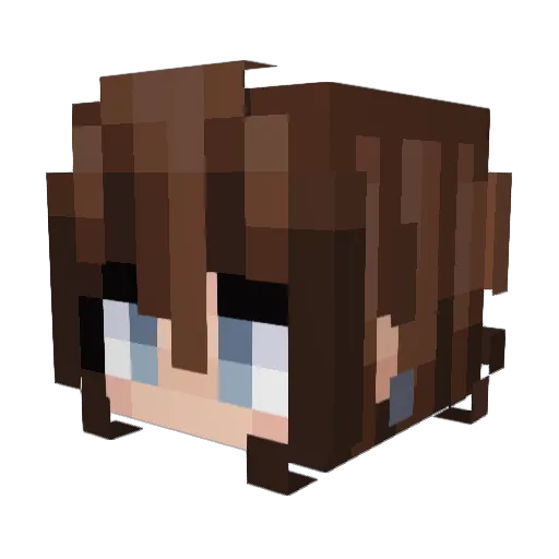 munsaro Minecraft avatar head, 3D render