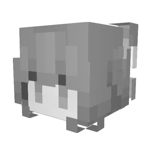 munyu9 Minecraft avatar head, 3D render