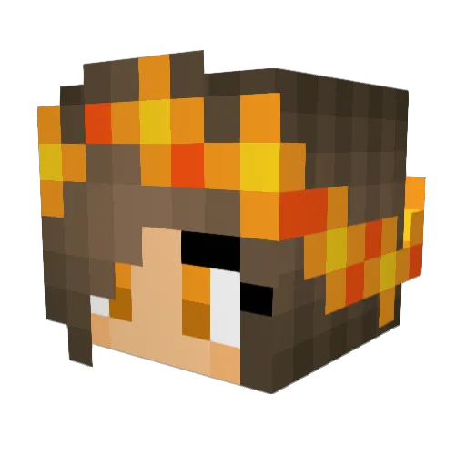 muppetx113 Minecraft avatar head, 3D render