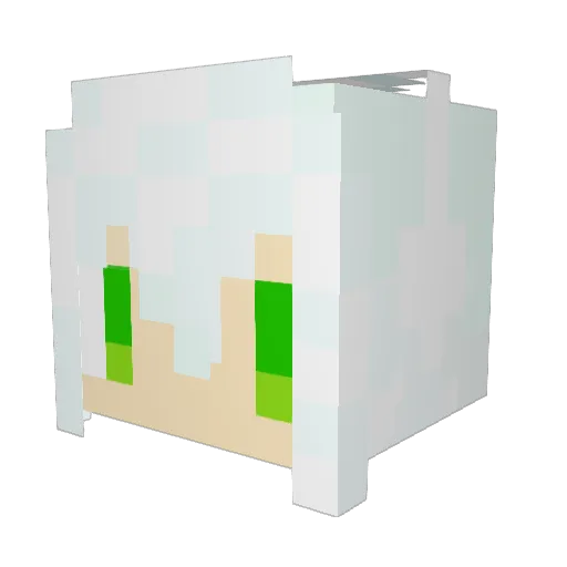 murabit12 Minecraft avatar head, 3D render