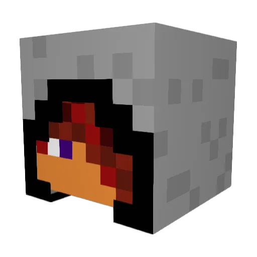 murachan_0813 Minecraft avatar head, 3D render