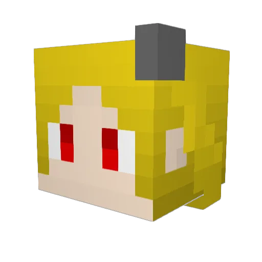 murakumo6250 Minecraft avatar head, 3D render