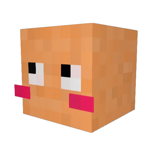 murakundaze Minecraft avatar head, 3D render