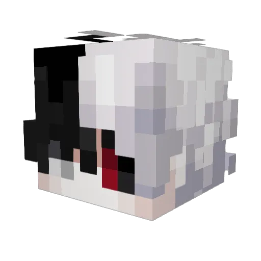 murasakibara247 Minecraft avatar head, 3D render