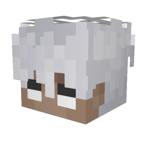 murcd Minecraft avatar head, 3D render