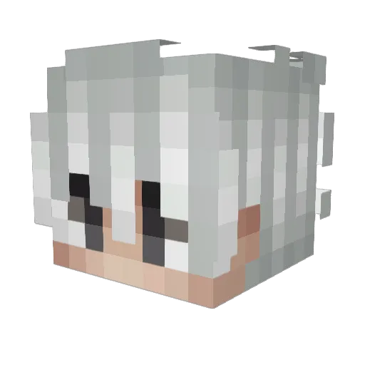 murcixxx Minecraft avatar head, 3D render