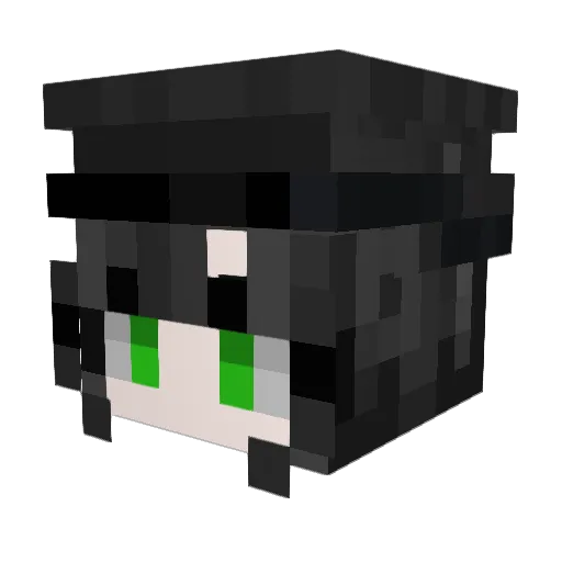 murder360 Minecraft avatar head, 3D render