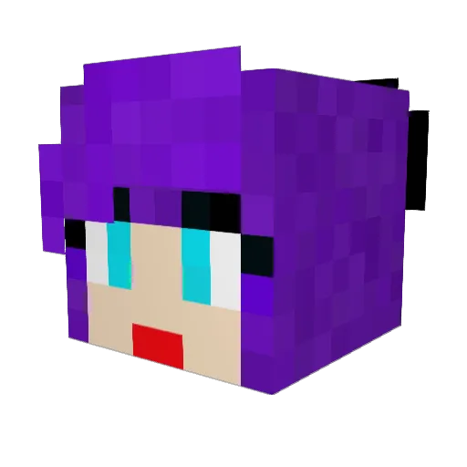 murderdeity Minecraft avatar head, 3D render