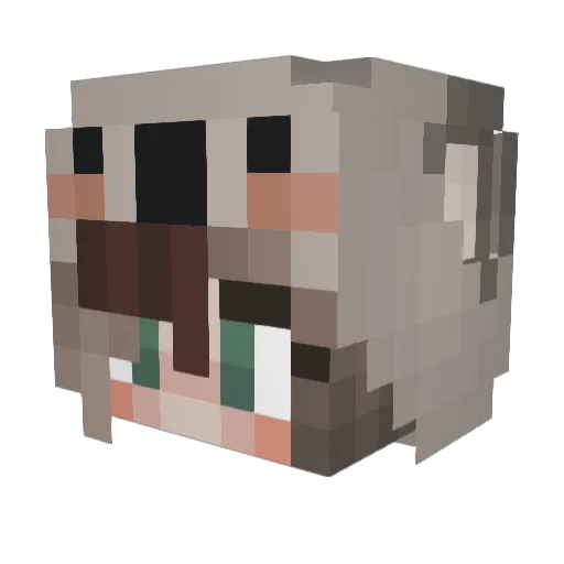 murdock81 Minecraft avatar head, 3D render