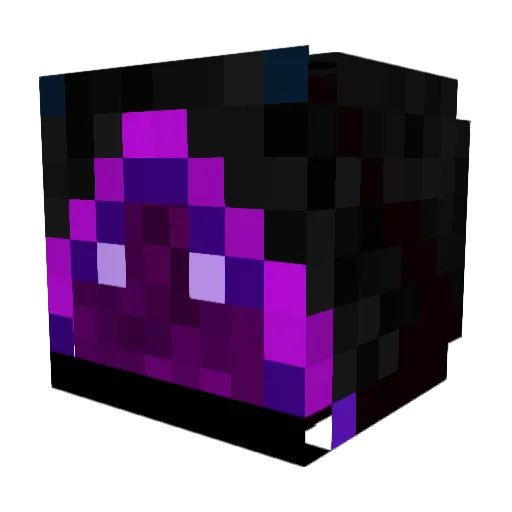 mureskas Minecraft avatar head, 3D render