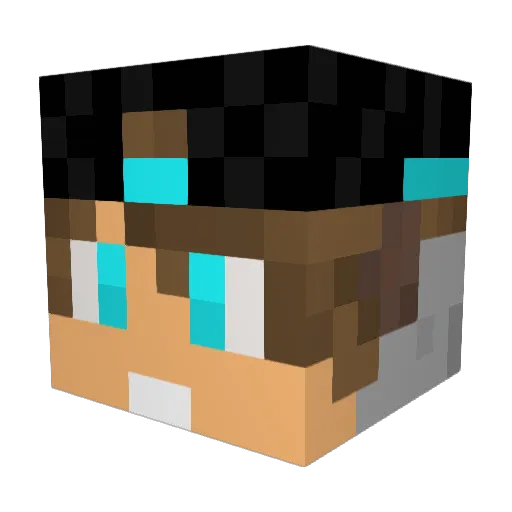 murillogugoni Minecraft avatar head, 3D render