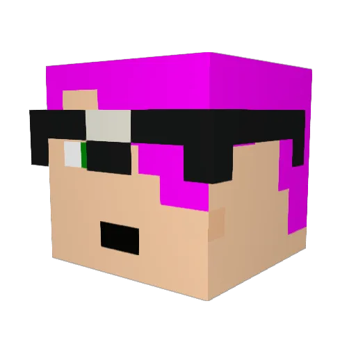 murilombgg Minecraft avatar head, 3D render
