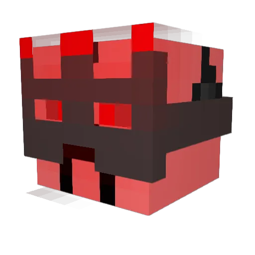 murilopime Minecraft avatar head, 3D render