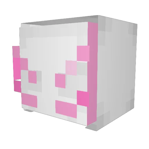 murinPL Minecraft avatar head, 3D render