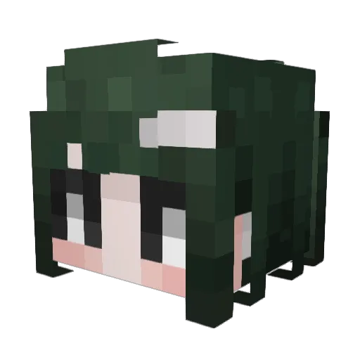 murjun_06 Minecraft avatar head, 3D render