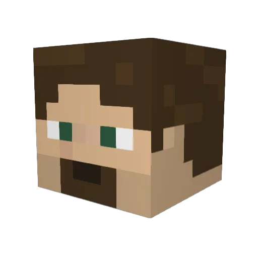 murmice Minecraft avatar head, 3D render
