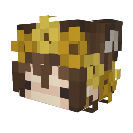 murphenyl Minecraft avatar head, 3D render
