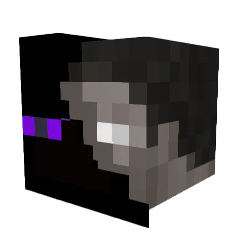 murphy158 Minecraft avatar head, 3D render