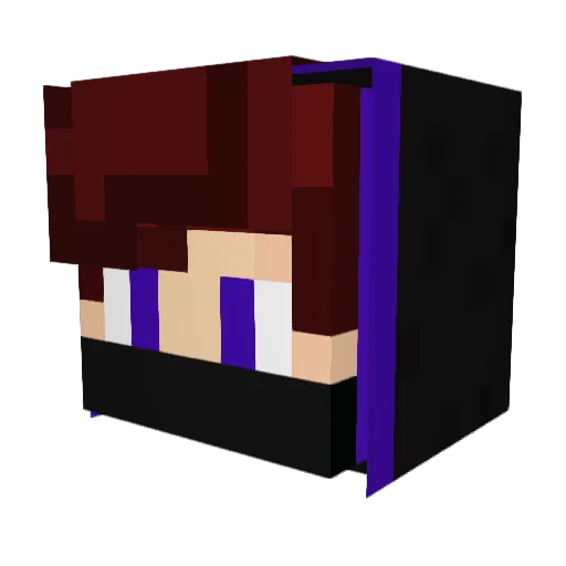 murphylee Minecraft avatar head, 3D render