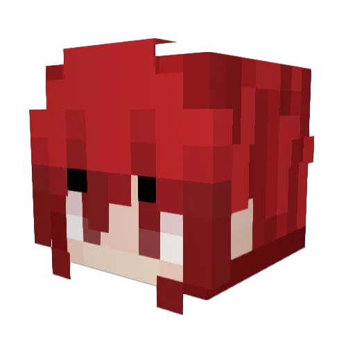 murphypoggers Minecraft avatar head, 3D render