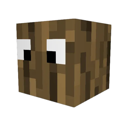 murphytx Minecraft avatar head, 3D render