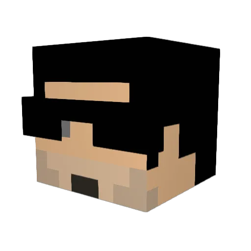 murse_pt Minecraft avatar head, 3D render