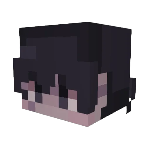 mursuiter Minecraft avatar head, 3D render