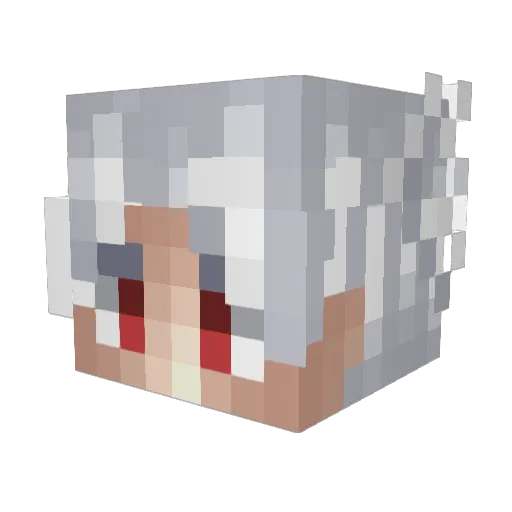 murtooo Minecraft avatar head, 3D render