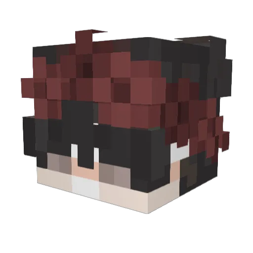 murva07 Minecraft avatar head, 3D render