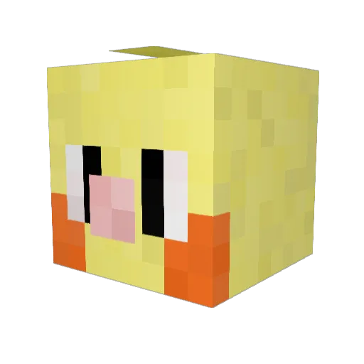 muryyyy Minecraft avatar head, 3D render