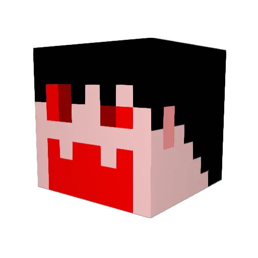 muscle_93 Minecraft avatar head, 3D render