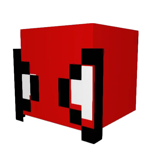 muscularmeat Minecraft avatar head, 3D render