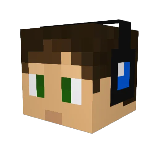musculi1303 Minecraft avatar head, 3D render