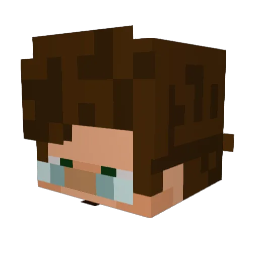 muse_esum Minecraft avatar head, 3D render