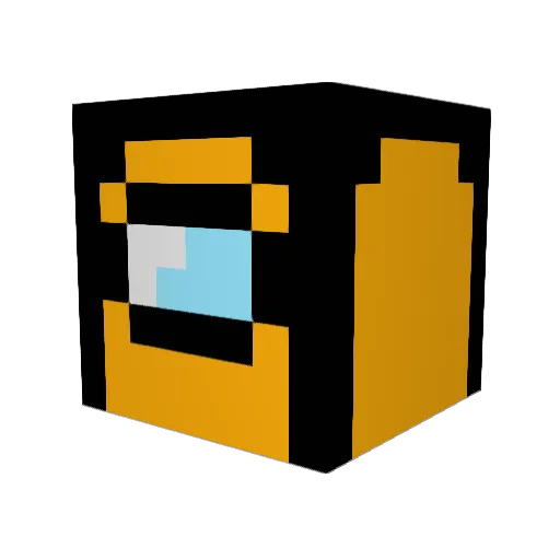 mushbuh Minecraft avatar head, 3D render