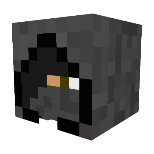 mushman101 Minecraft avatar head, 3D render