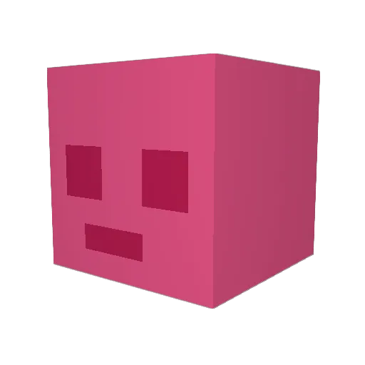 mushroom543 Minecraft avatar head, 3D render