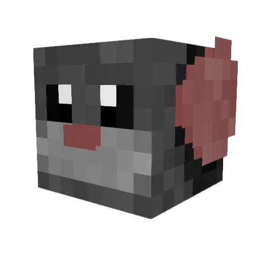 mushyies Minecraft avatar head, 3D render