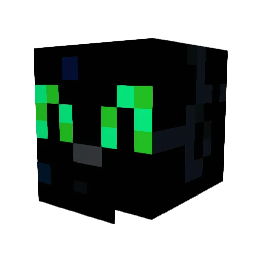 music_chaser Minecraft avatar head, 3D render