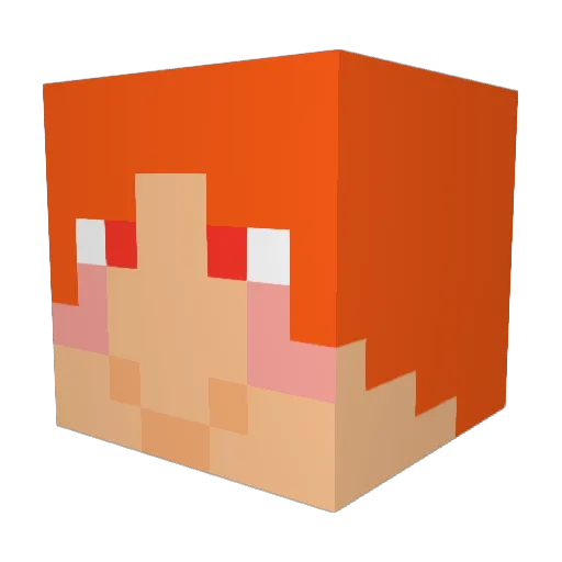 musicalmonsters2 Minecraft avatar head, 3D render