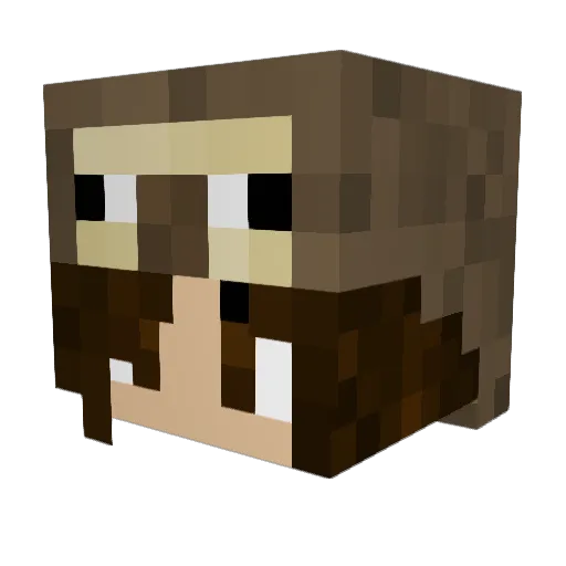 musicalsloth11 Minecraft avatar head, 3D render
