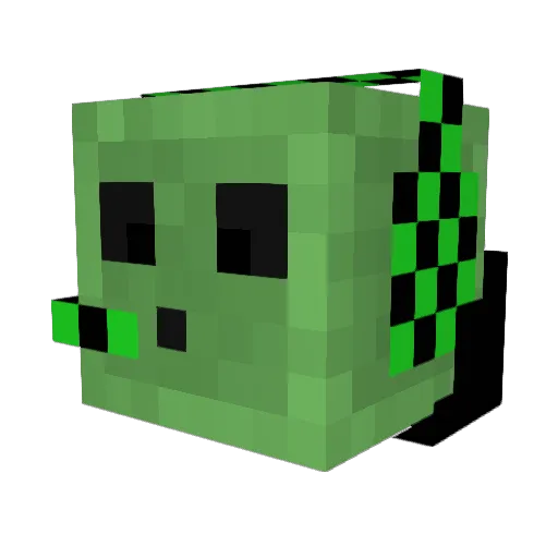 musicdenny Minecraft avatar head, 3D render
