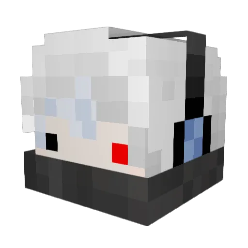 musicman552 Minecraft avatar head, 3D render